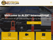 Tablet Screenshot of alertinternational.com